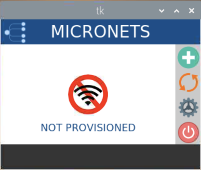 This image shows the result of the done button being clicked. The screen has returned to the main application screen.
