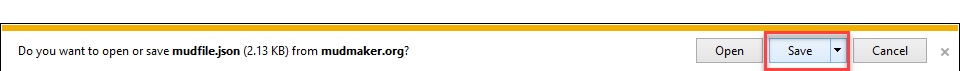An image of the Internet Explorer download dialog with the Save button highlighted.
