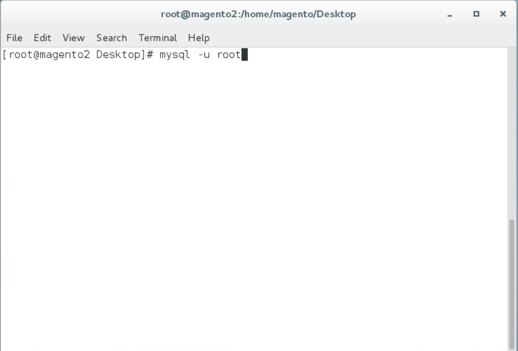 Demonstrates logging into MariaDB by entering the command above.