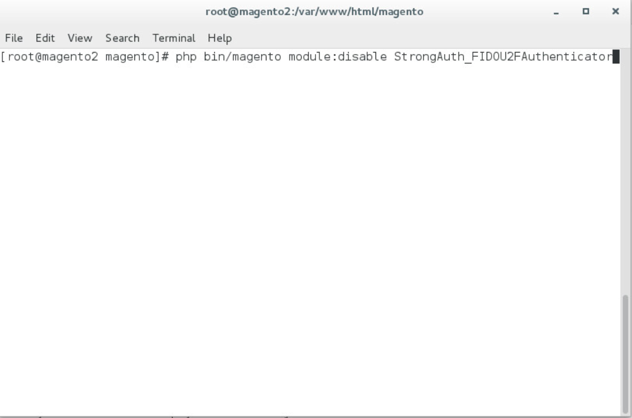 Demonstrates recompiling Magento to reflect changes made by entering the command listed above.1