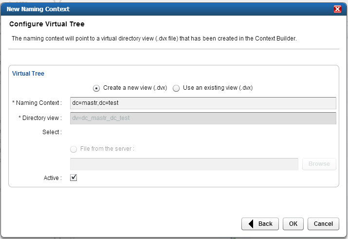 Adaptive Directory Configure Virtual Tre