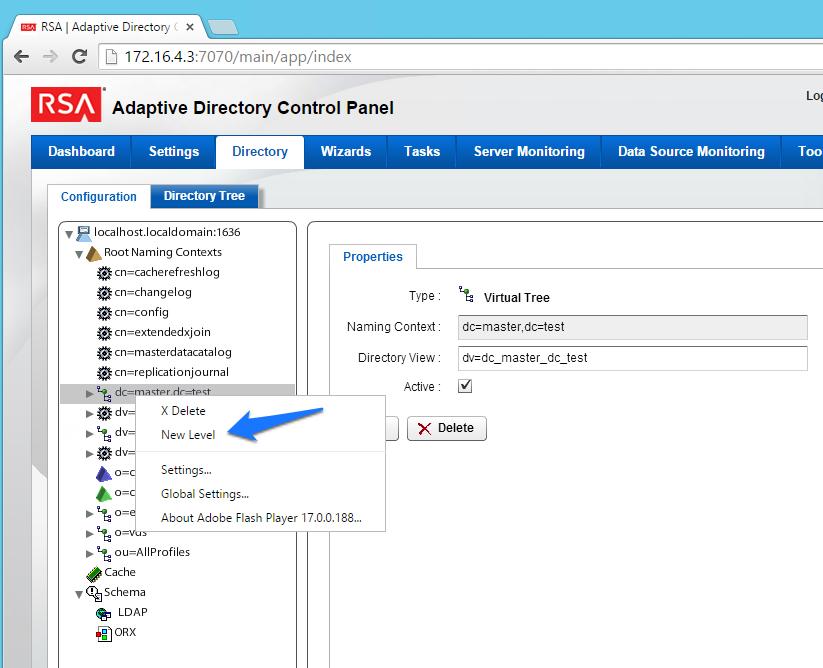 Adaptive Directory Create New Level