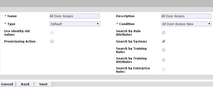 Suggest/Default Access