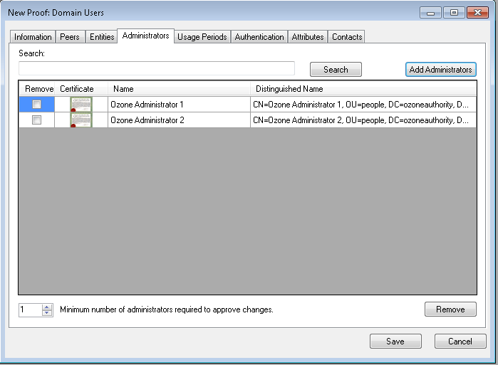 Ozone New Proof Administrators