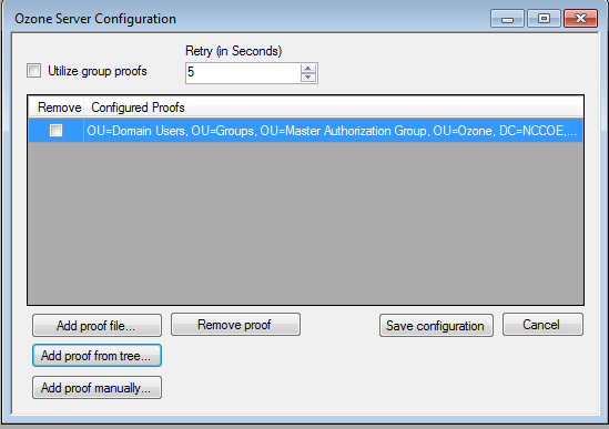Ozone Server Configuration