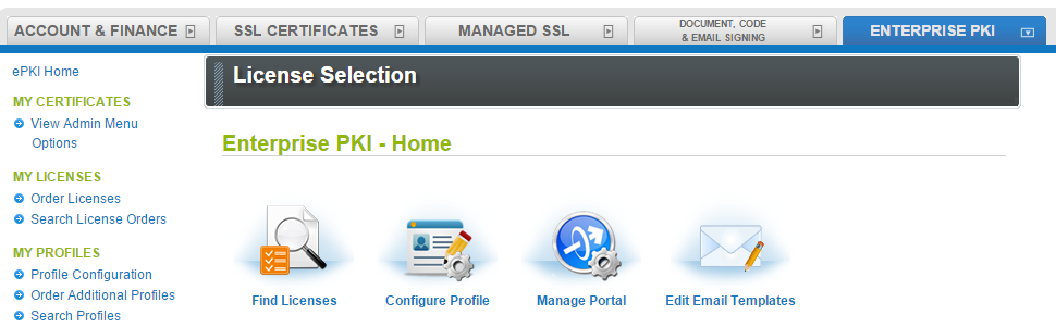 GlobalSign Order Additional Profiles
