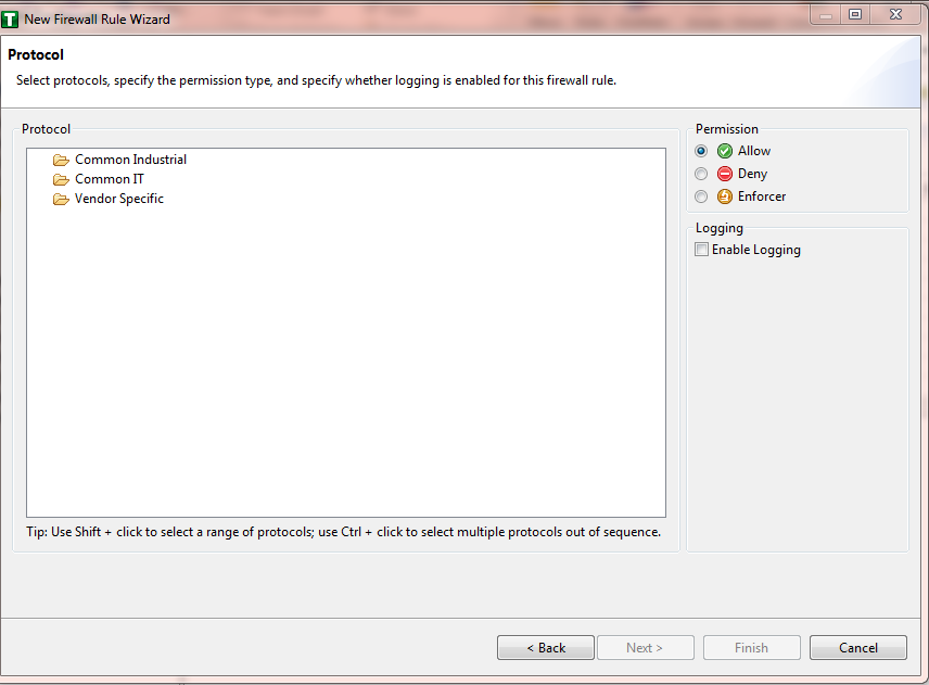Protocol Window