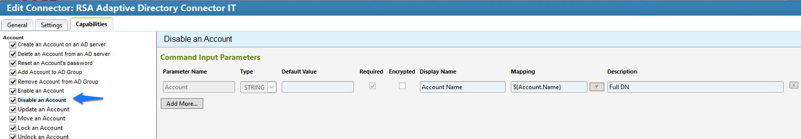 IMG AD Connector IT Capability Configuration 6