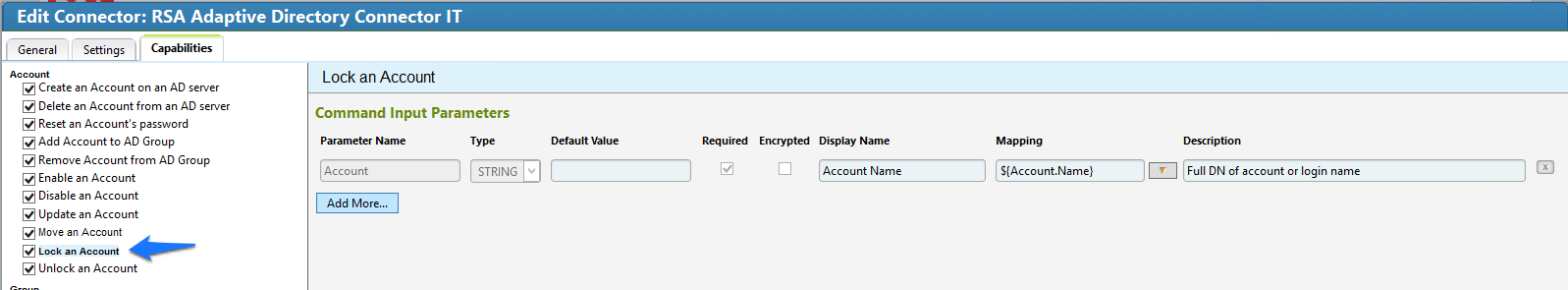 IMG AD Connector IT Capability Configuration 9