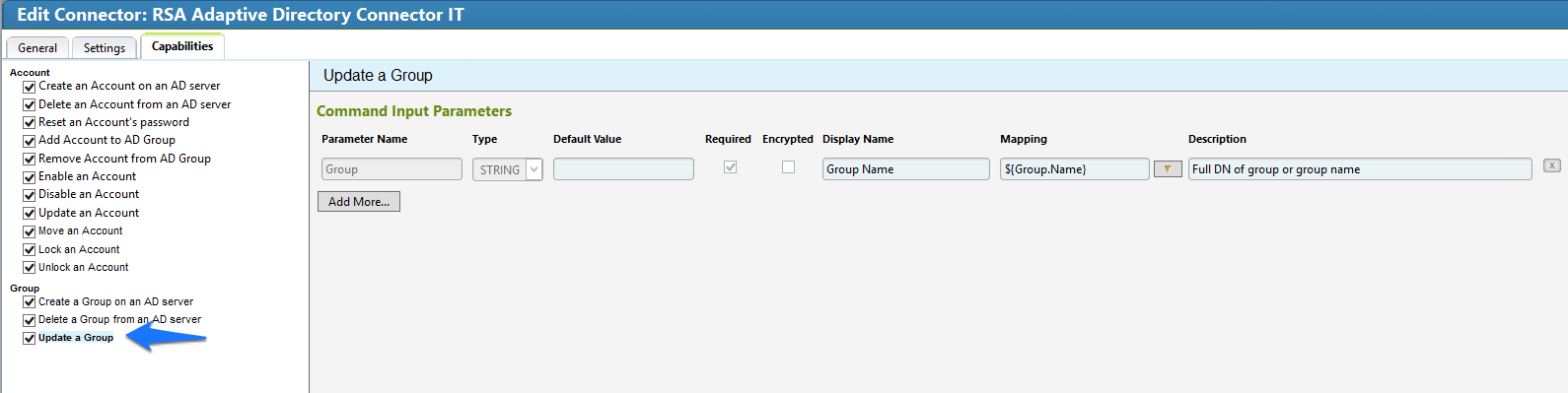 IMG AD Connector IT Capability Configuration 13