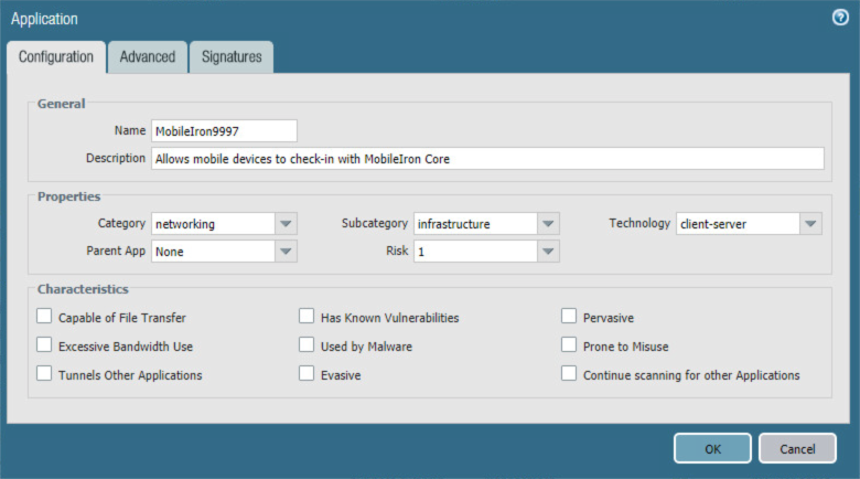 Configuration of mobile device setting that enable connectivity with MobileIron Core.