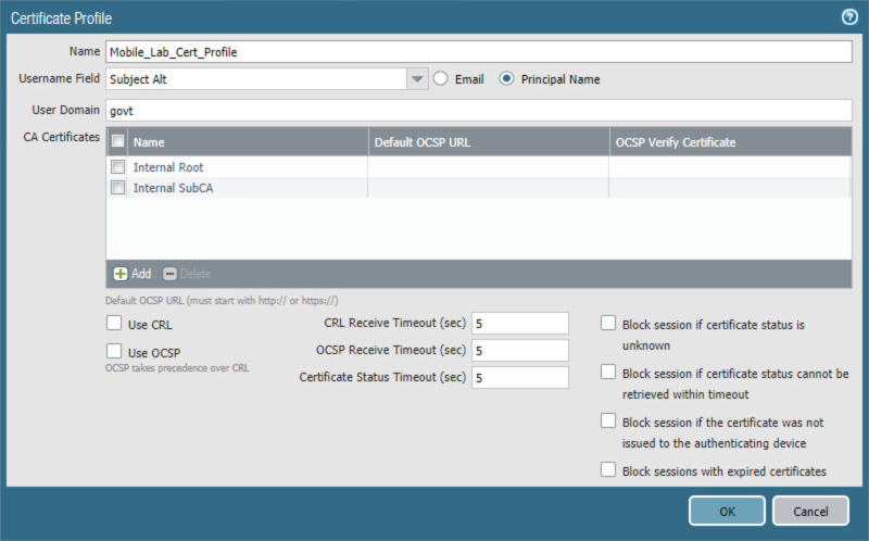 Profile settings including name, username field, and user domain.