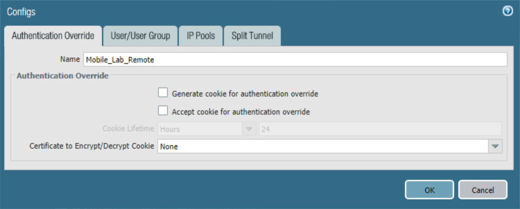 Authtentication override, including mobile lab and authentication override.