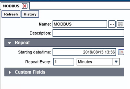 Depiction of ConsoleWorks configuration for the server at University of Maryland - import XML file-f