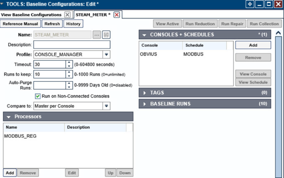 Depiction of ConsoleWorks configuration for the server at University of Maryland - import XML file-i