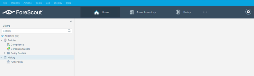 Depiction of Forescout CounterACT configuration - connecting with Enerprise Manager-b