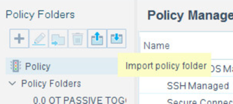 Depiction of Forescout CounterACT configuration - uploading network scan policies-b