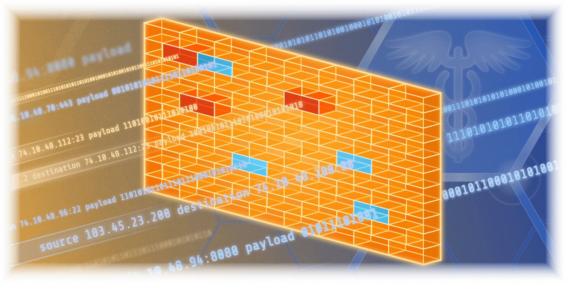 Firewall filtering network traffic.