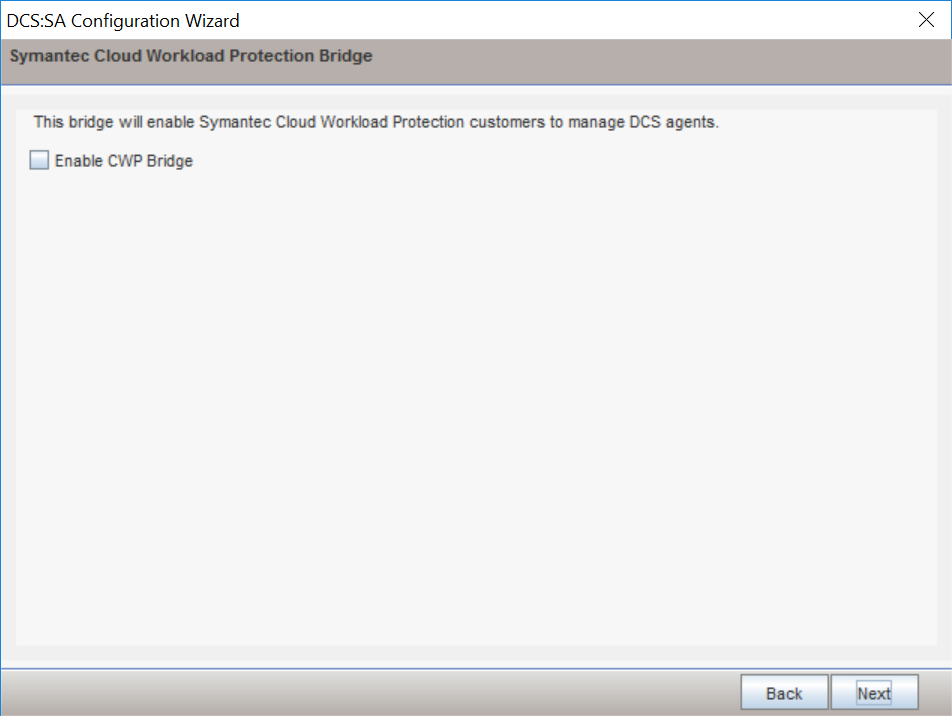 A screenshot of previously defined parameters from Step 12 of Symantec Data Center Security Installation.
