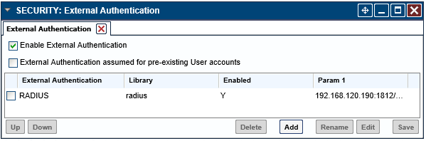 A screenshot of previously defined parameters from Step 8 of TDi ConsoleWorks Radius Authentication Configuration.