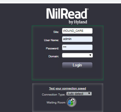 A screenshot of previously defined parameters from Step 3 of Hyland NilRead Configuration.