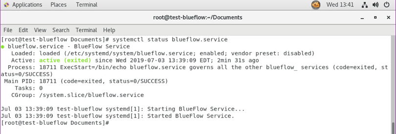 A screenshot of the given commands from Step 3 of Virta Labs BlueFlow Installation.