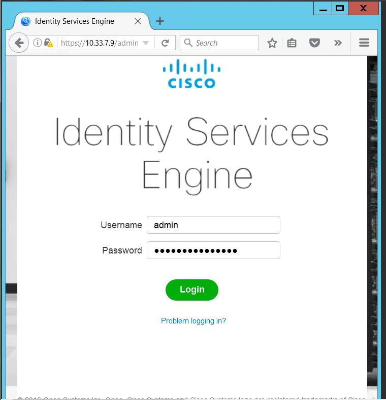 cisco ise 2.4 join domain