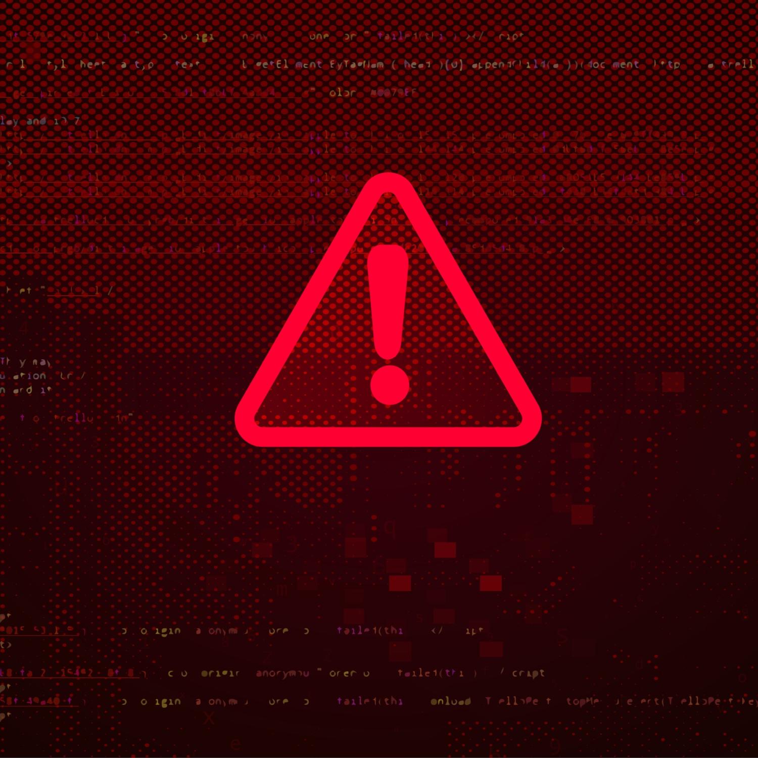 picture of a red alerr icon