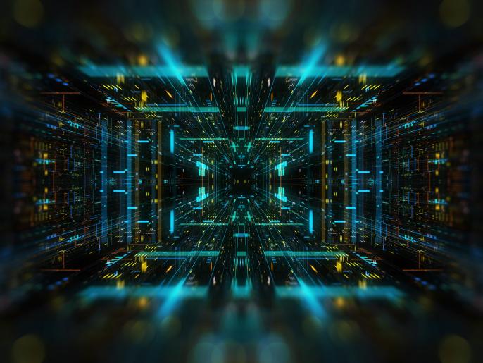 Quantum computer environment with digital technology