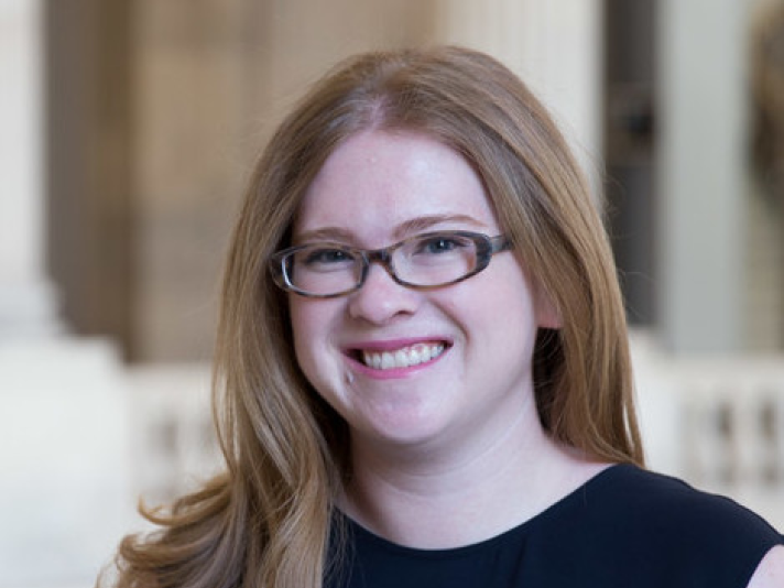 A photograph of Cherilyn Pascoe, Director of the National Cybersecurity Center of Excellence.